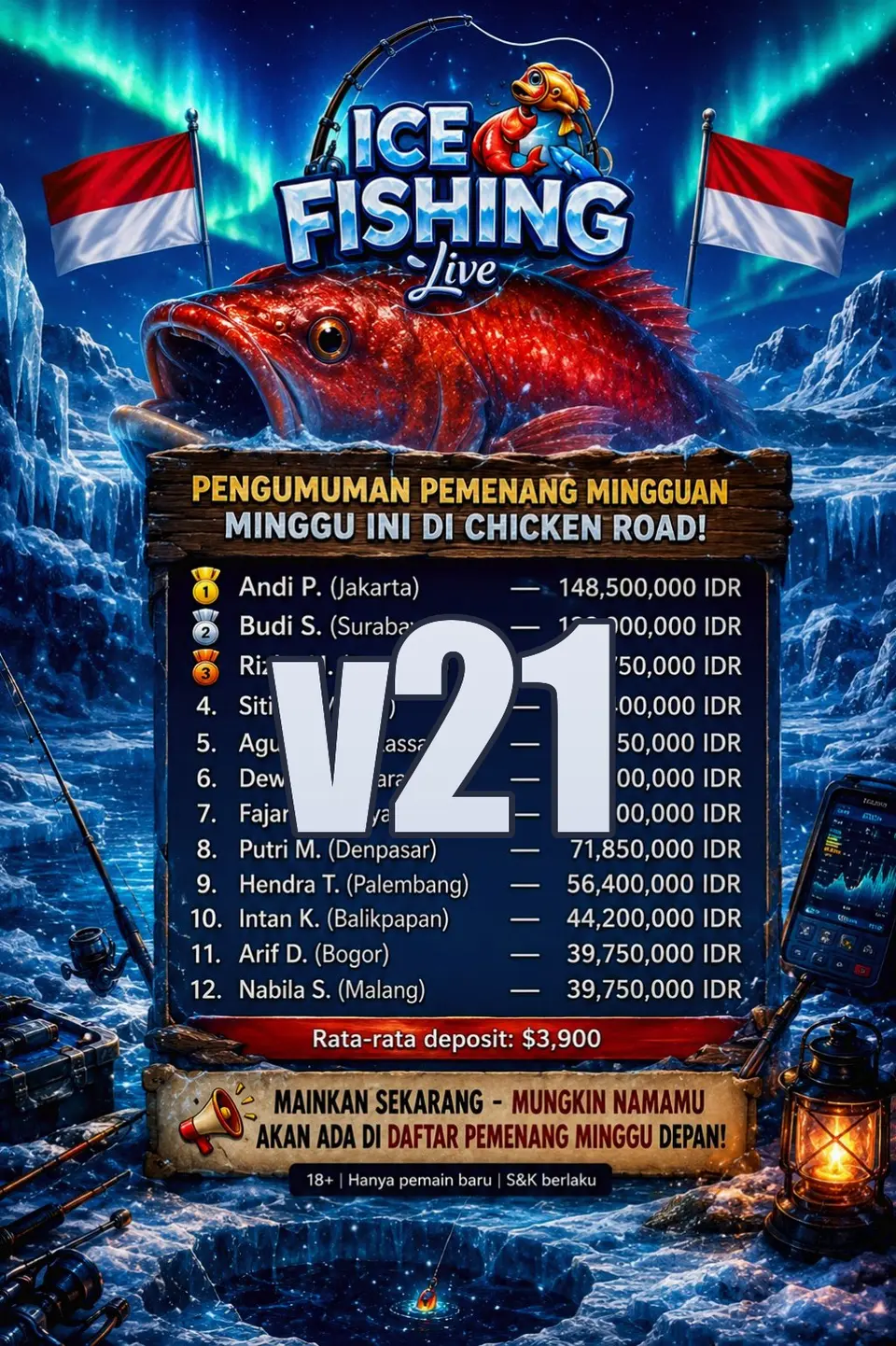 v21 Masuk